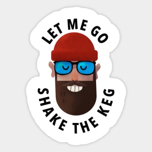 Shake the Keg Sticker